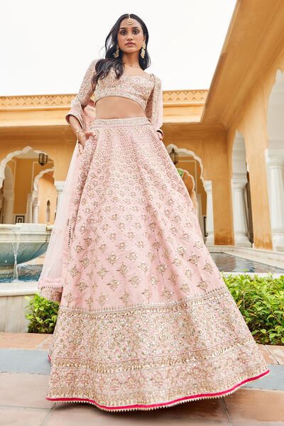 Mohini Lehenga - Blush