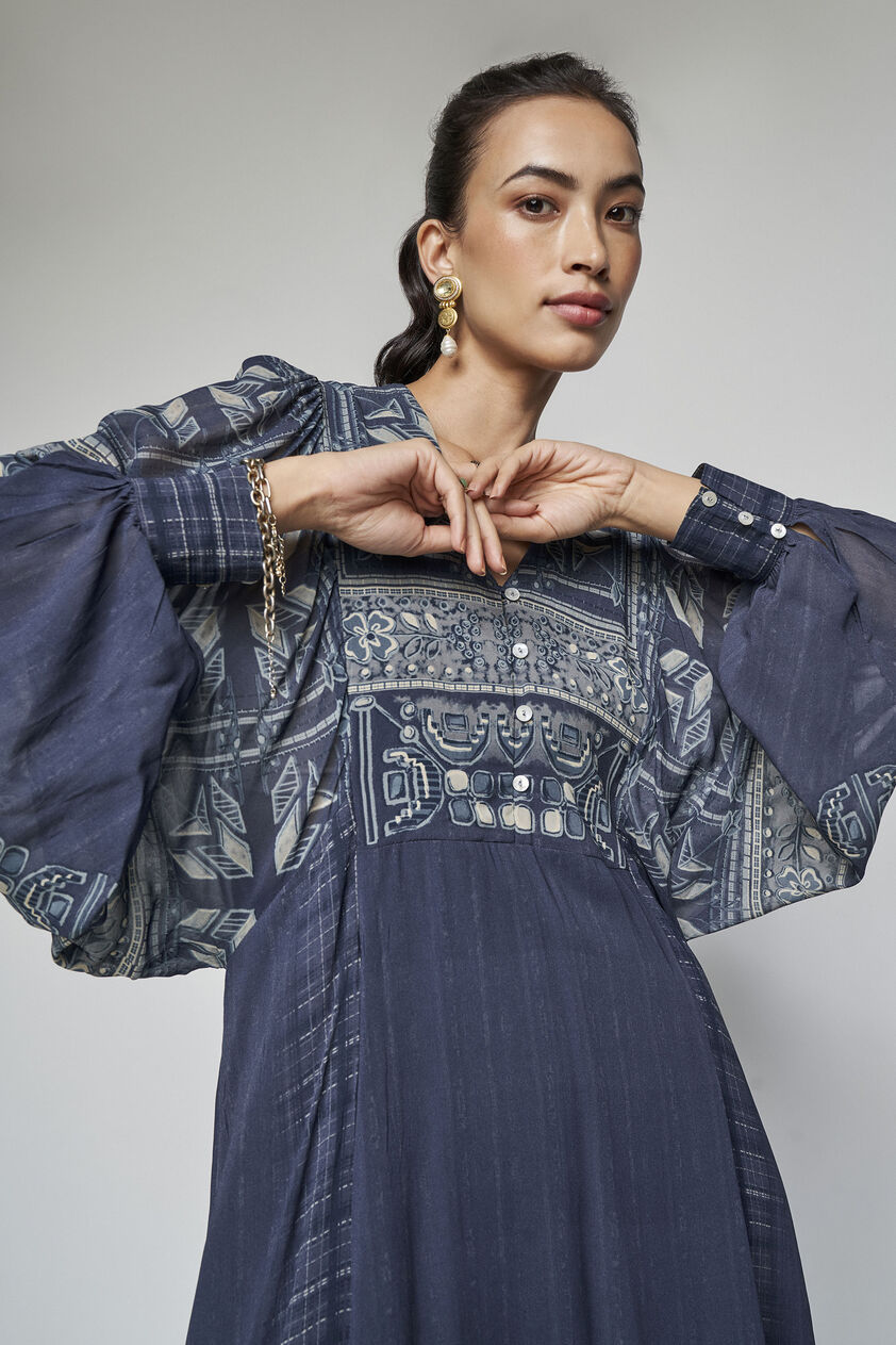 Demna Dress - Blue, Blue, image 5