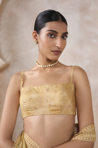 Elyse Saree - Yellow, Yellow, image 6