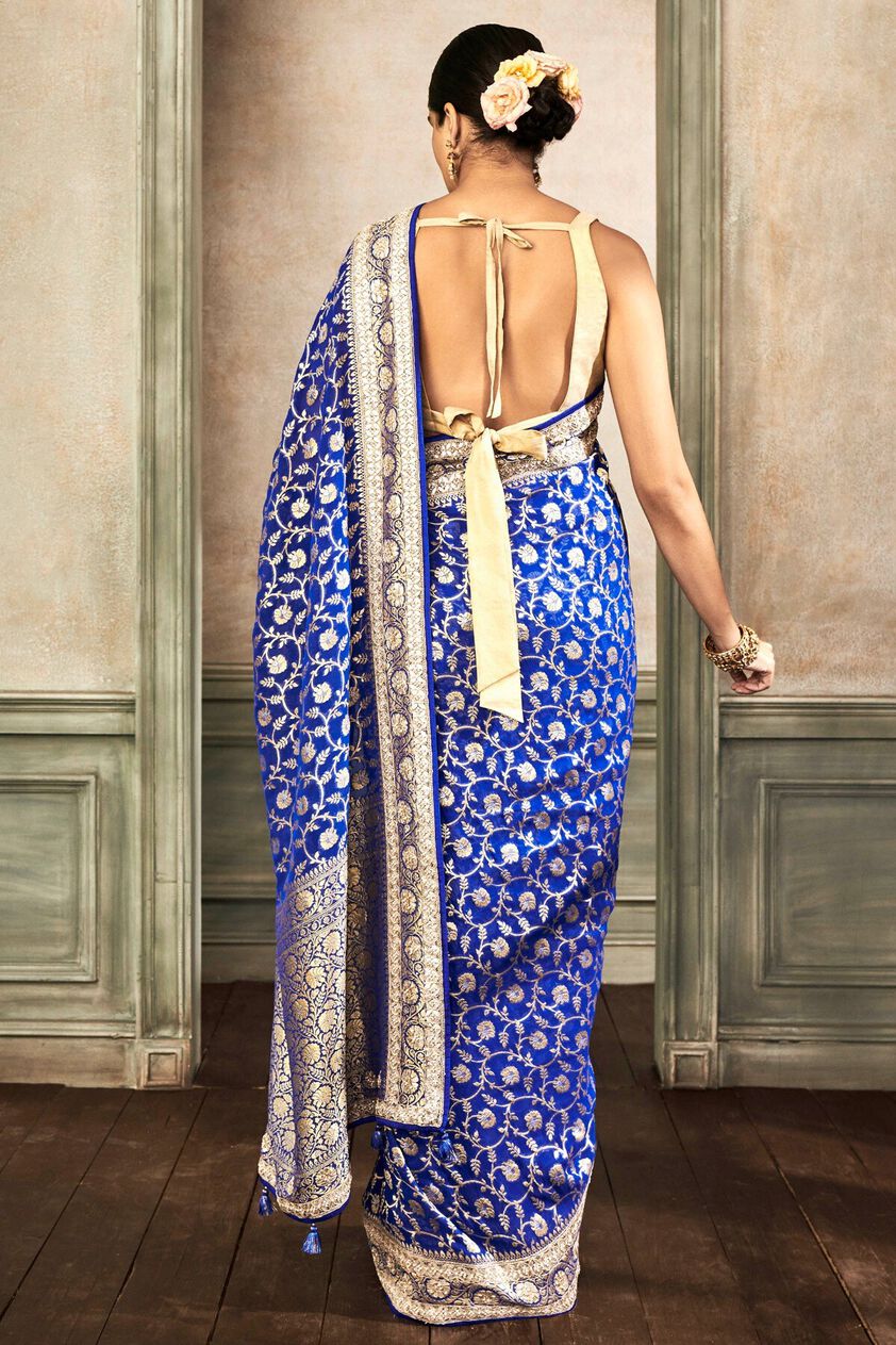 3 - Dalisha Saree Set – Blue, image 3