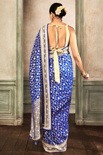 3 - Dalisha Saree Set – Blue, image 3