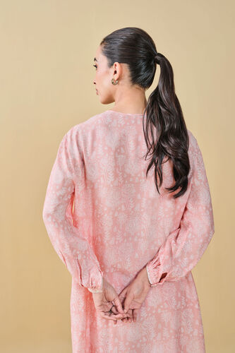 Tree Breeze Hand-block Printed Coord - Peach, Peach, image 6
