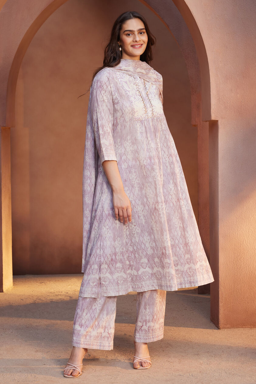 Enakshi Suit Set - Lilac, Lilac, image 1