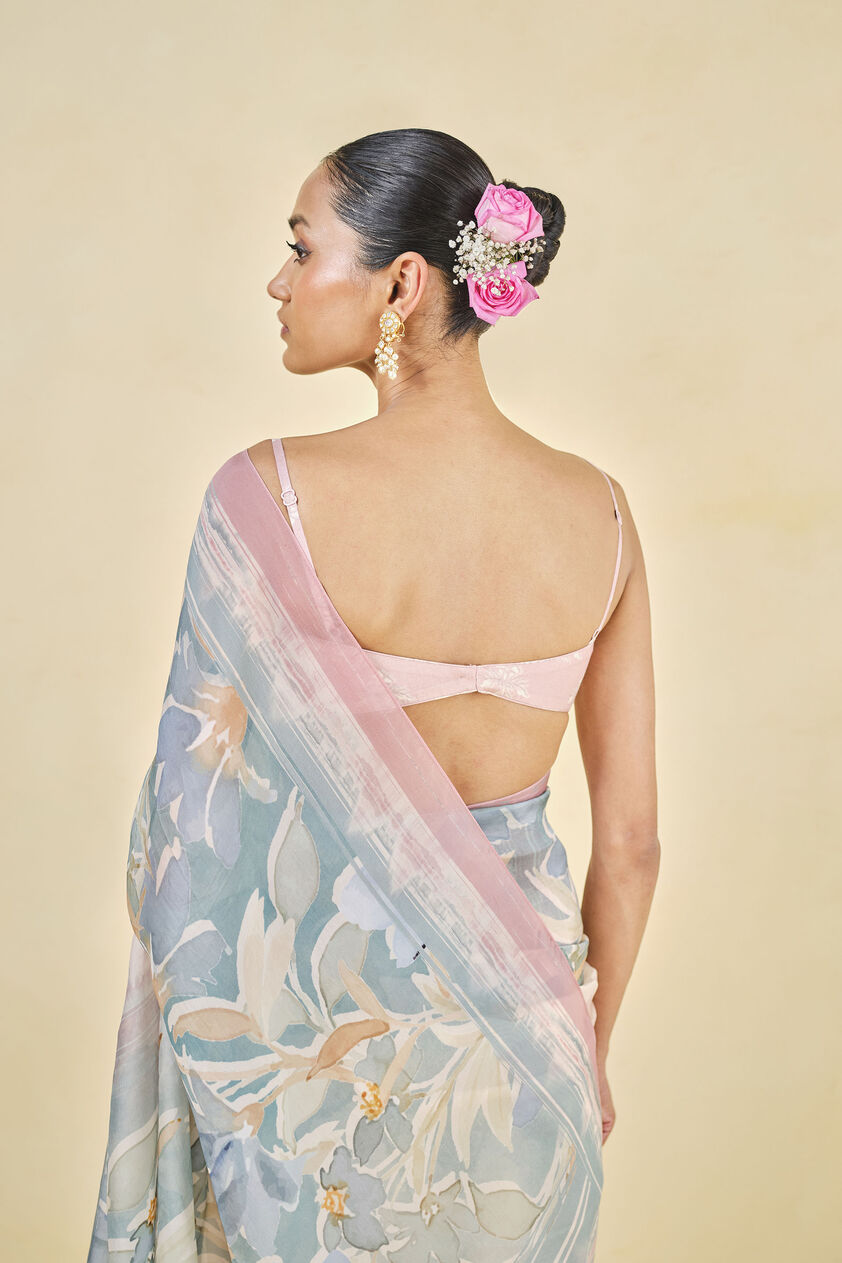 Souline Saree, Blush, image 6