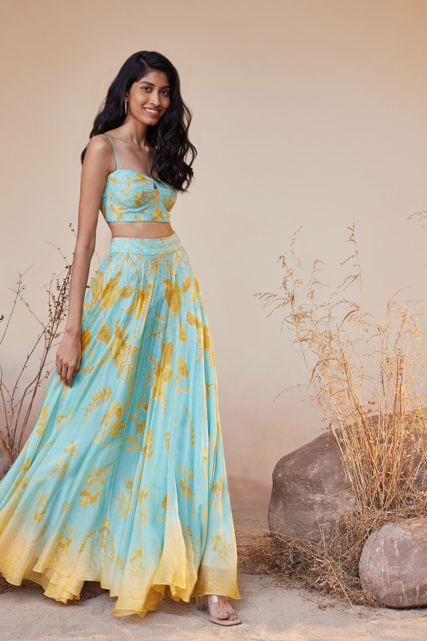 Sama Skirt Set - Aqua, Aqua, image 7