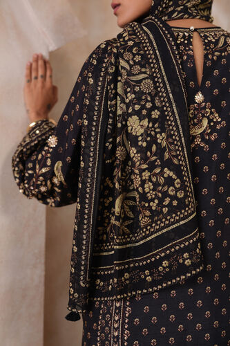 Gwylan Stole - Black, Black, image 2