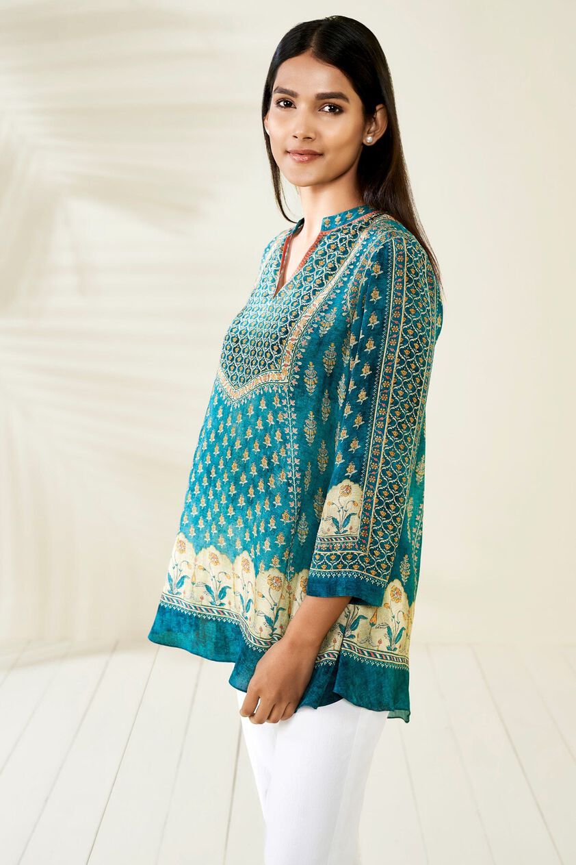 2 - Eashta Top – Blue, image 2