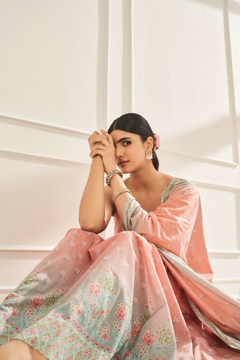 6 - Sravya Anarkali Set – Pink, image 6