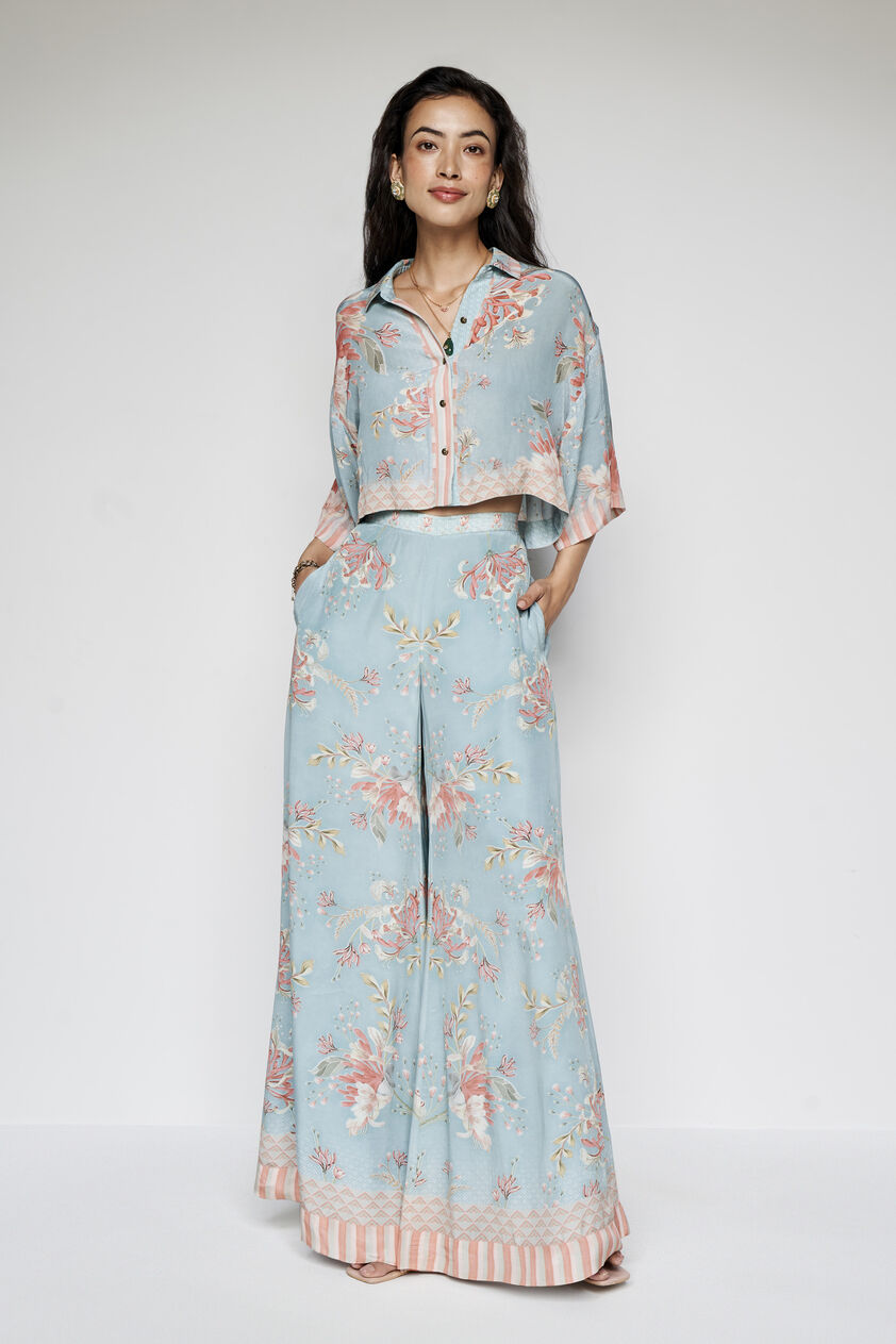 Elia Coord Set - Powder Blue, Powder Blue, image 1