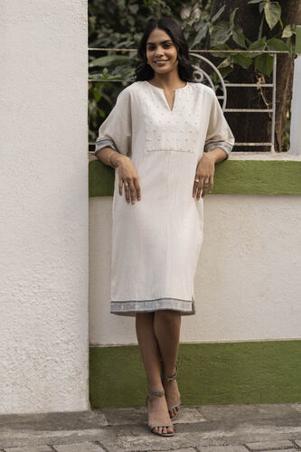 Opera Dress - Off White, Offwhite, image 1