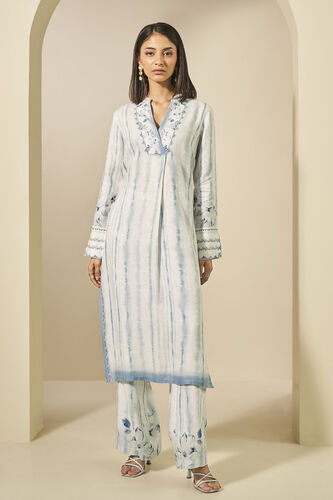 Kylo Hemp Kurta Set - Blue, Blue, image 1