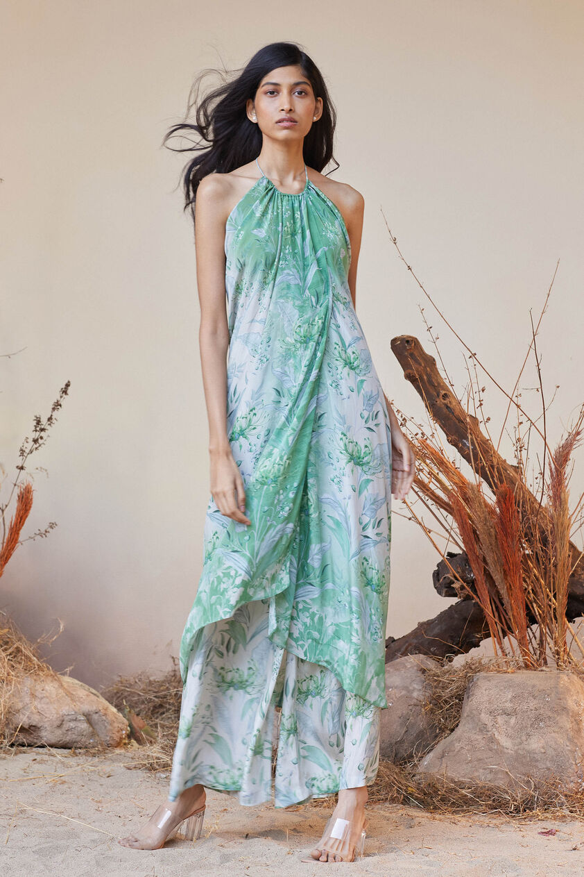 Aneeza Pant Set - Sage, Sage, image 1