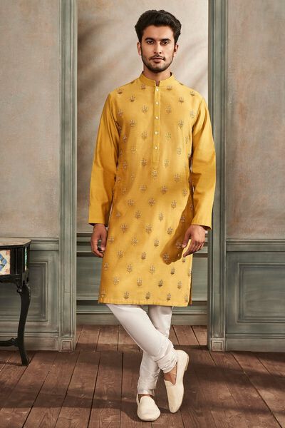 Baaz Kurta - Mustard