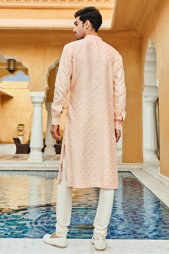 Dyumat Kurta-Peach, Peach, image 3
