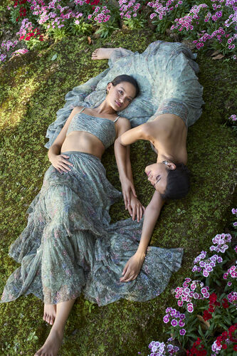 Aylsa Embroidered Skirt Set - Sage, Sage, image 3