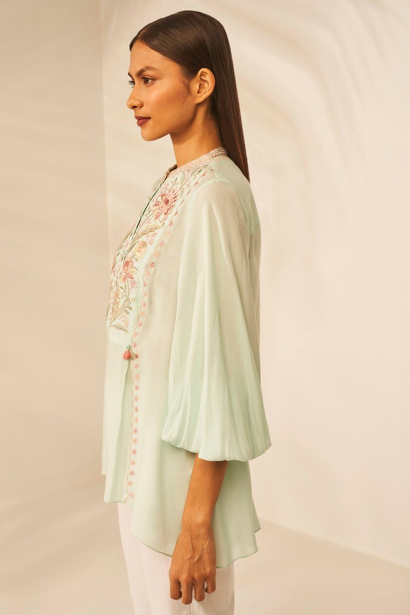 3 - Nuala Top - Ice Blue, image 3