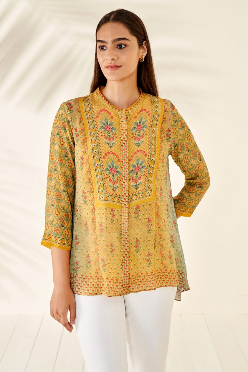 1 - Kaneez Top – Yellow, image 1