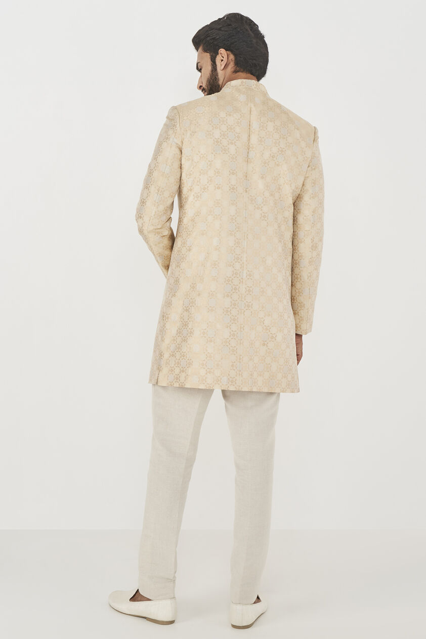 Agharr Sherwani - Gold, , image 3