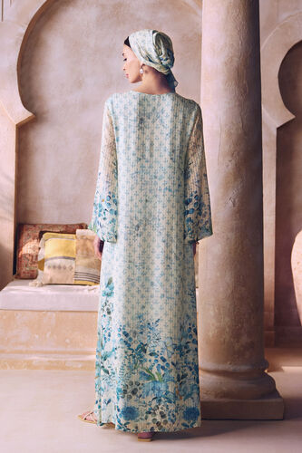 Anum Kaftan - Powder Blue, Powder Blue, image 2