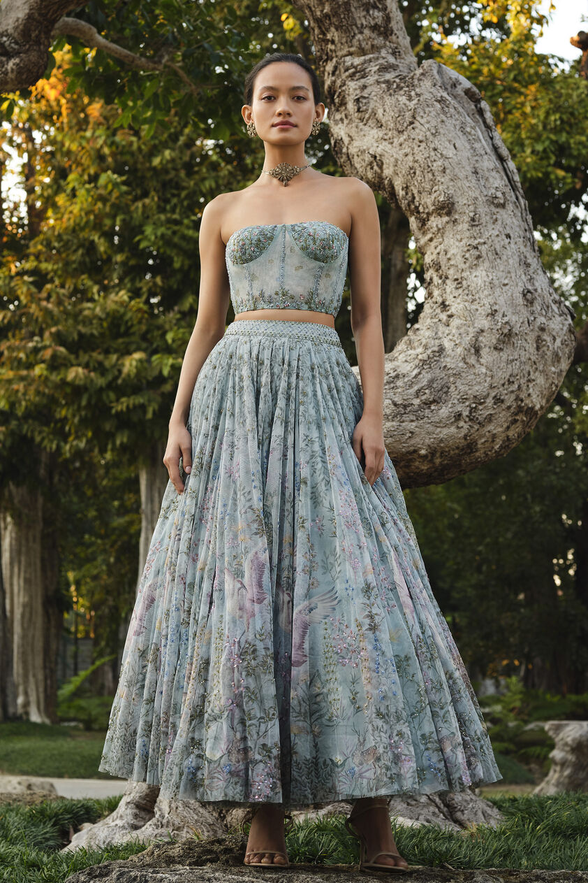 Belinay Skirt Set - Blue, Blue, image 1