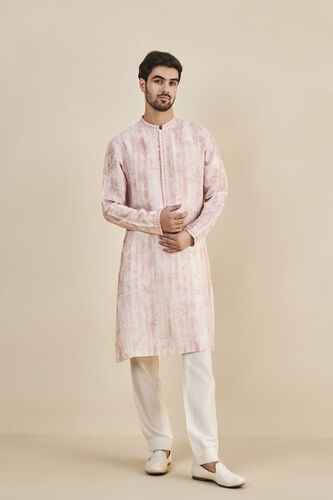 Mrig Kurta - Peach, Peach, image 1