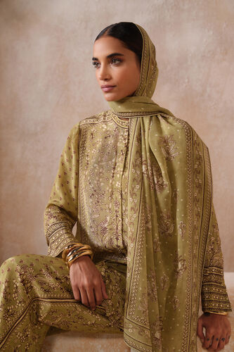 Gwylan Stole - Sage, Sage, image 1