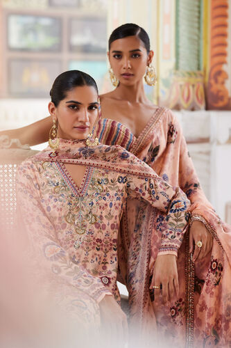 Itra Saree - Peach, Peach, image 6