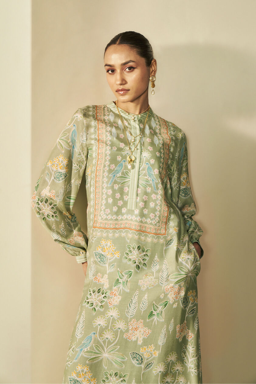 Wynstan Kaftan - Sage, Sage, image 5