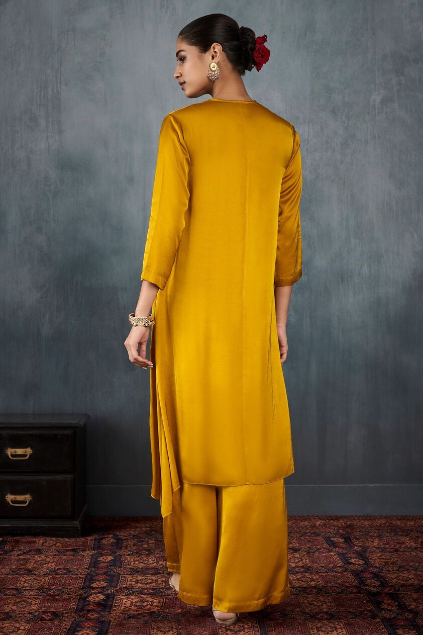 4 - Eshni Kurta Set &ndash; Mustard, image 4