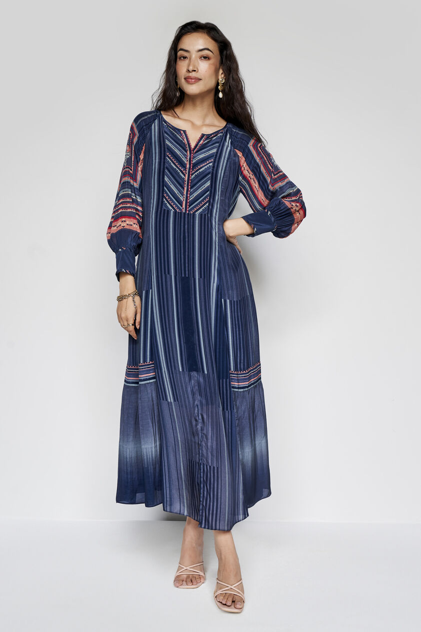 Rimel Dress - Blue, Blue, image 2