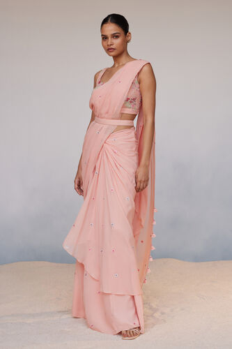 Asterope Saree - Pink, Pink, image 1