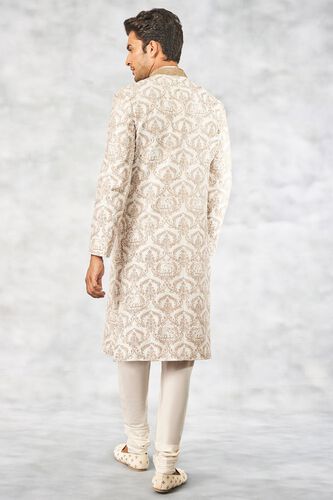 4 - Balaj Sherwani – White, image 4