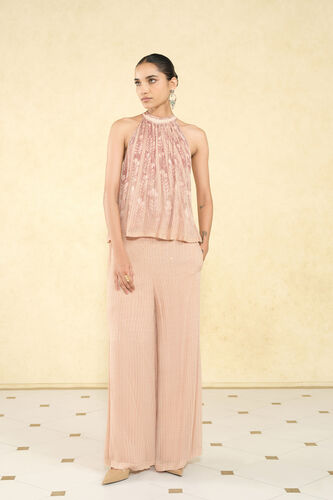 Goji Printed Sequin Co-ord - Hazelnut, Hazelnut, image 1