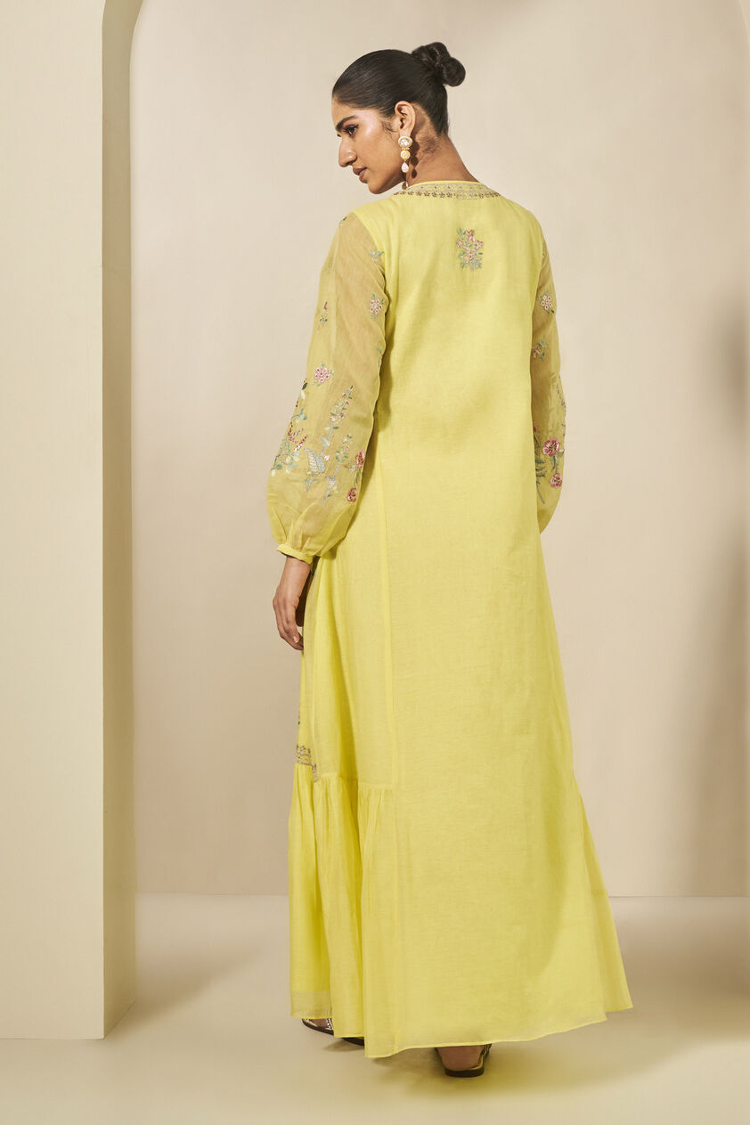 Snowcone Kaftan - Yellow, Yellow, image 6