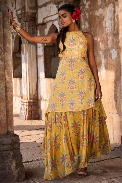 Palma Skirt Set - Mustard