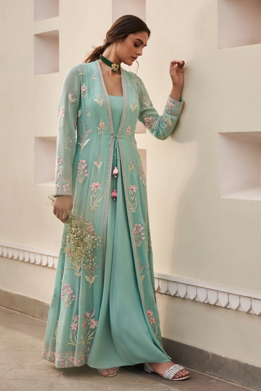 2 - Tesoro Jacket Set - Aqua​, image 2