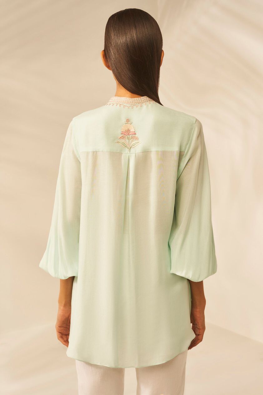 4 - Nuala Top - Ice Blue, image 4