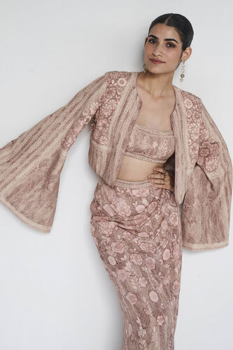 Azita Embroidered Skirt Set - Hazelnut, Hazelnut, image 4