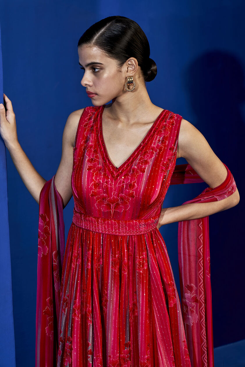 Rosamel Kurta Set-Pink, Pink, image 3