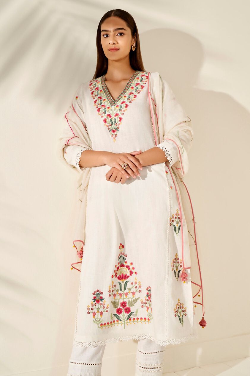 4 - Turvi Kurta Set &ndash; Natural, image 4