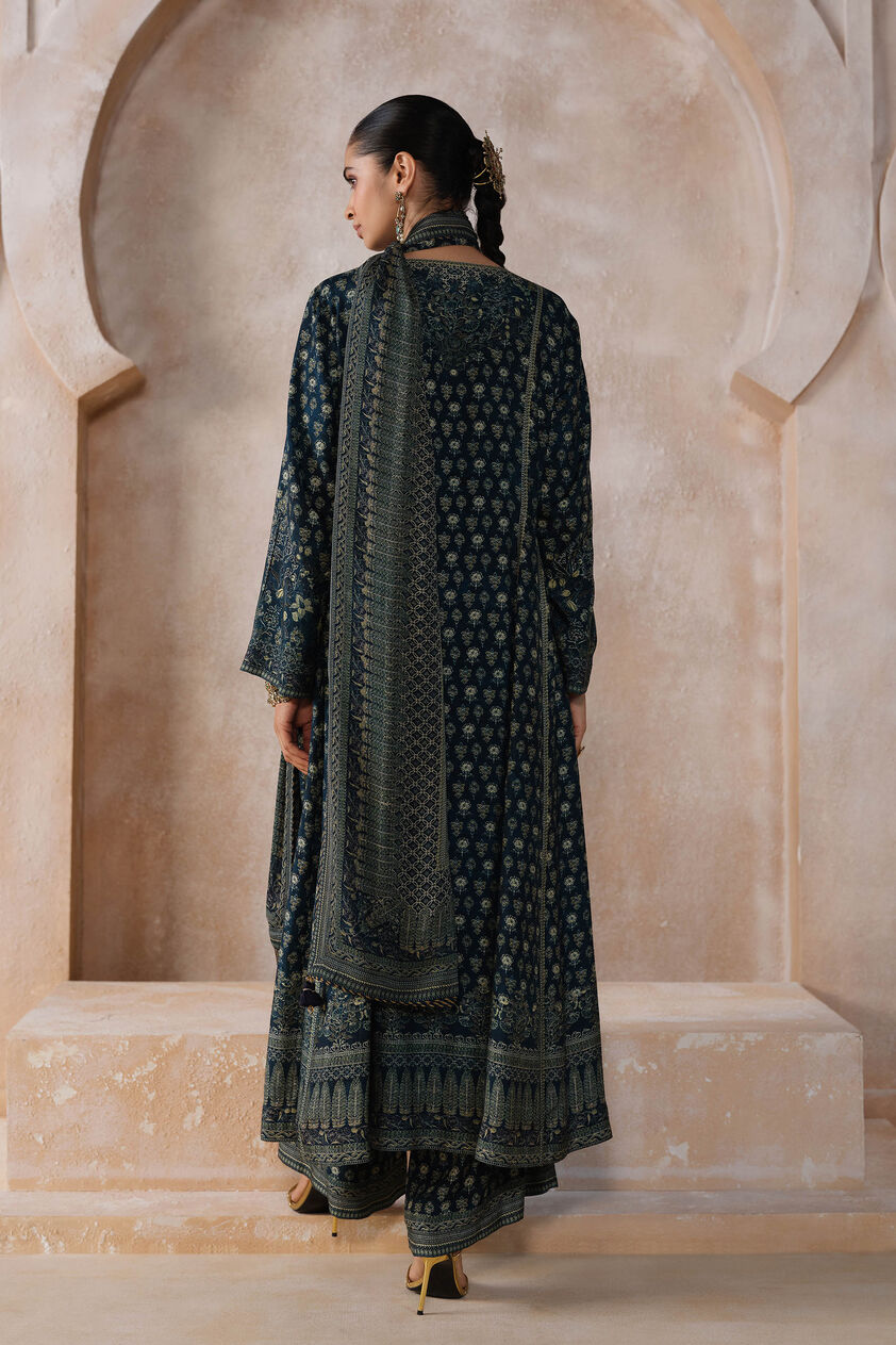 Emira Silk Suit Set - Blue, Blue, image 2