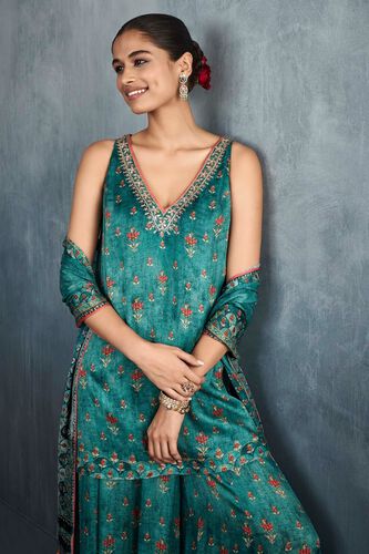5 - Havisa Sharara Set – Blue , image 5