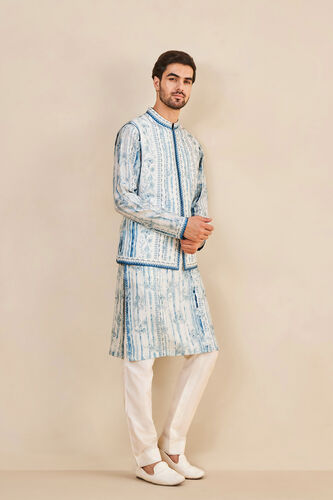 Abhinit Nehru Jacket - Blue, Blue, image 2