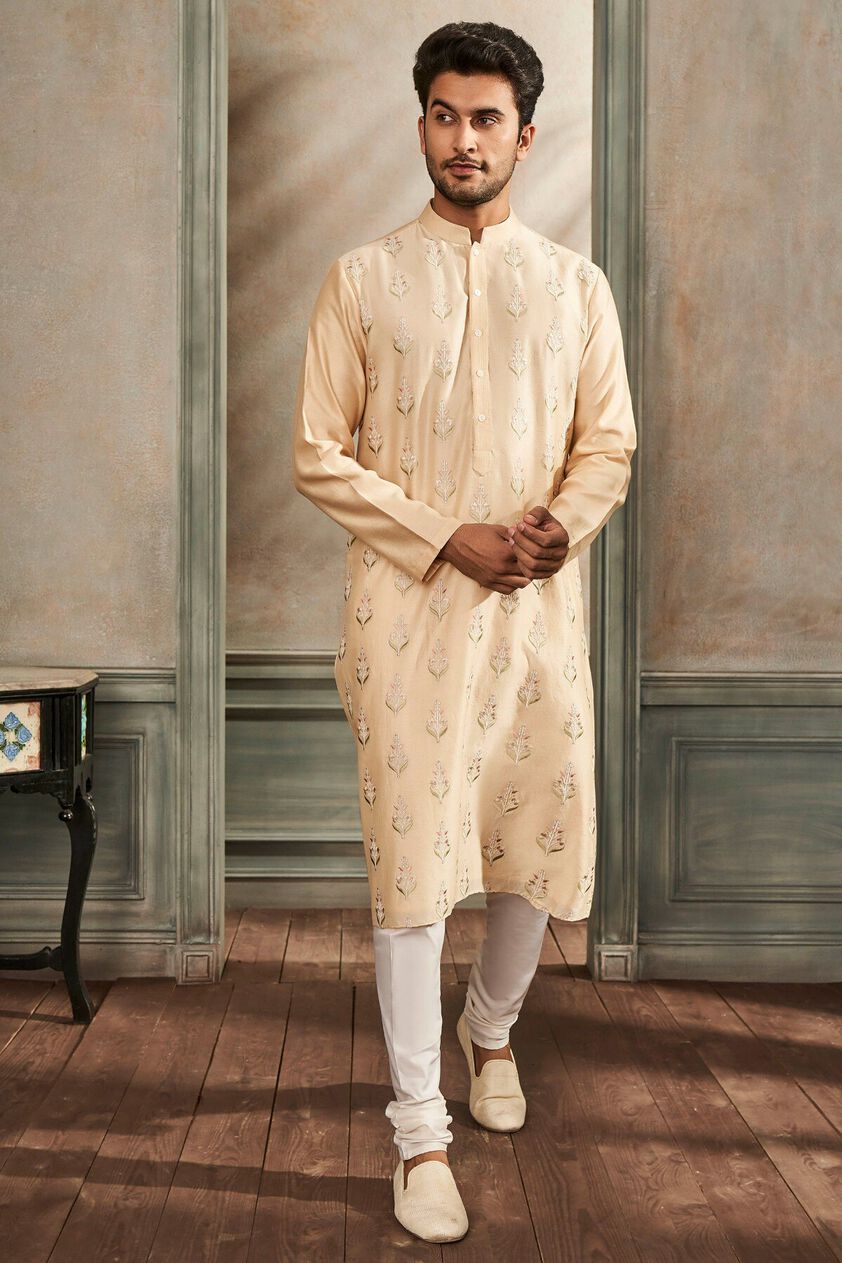 2 - Kanishk Kurta – Beige, image 2
