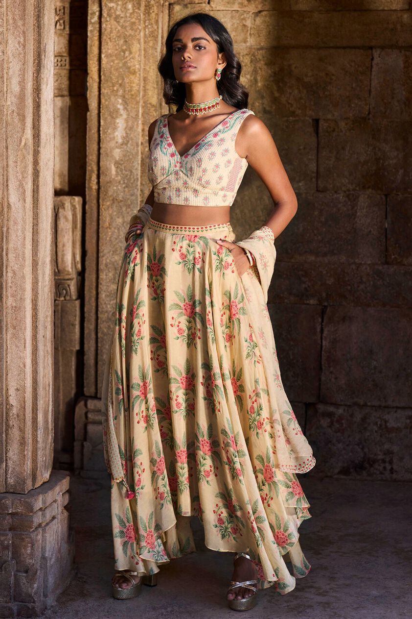 1 - Nevis Skirt Set - Beige, image 1