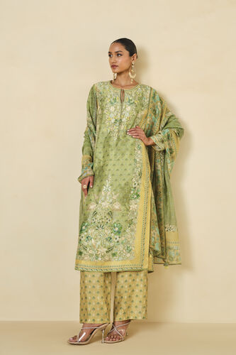 Delmar Printed Suit Set - Lime, Lime, image 1