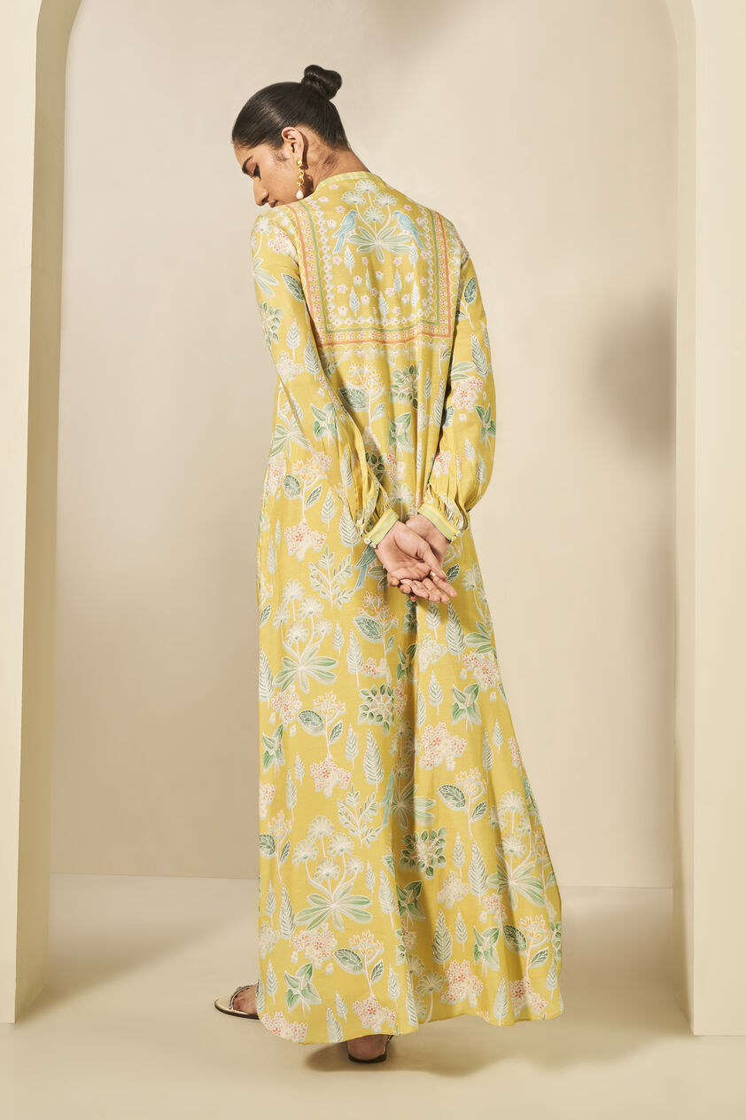 Wynstan Kaftan - Yellow, Yellow, image 5