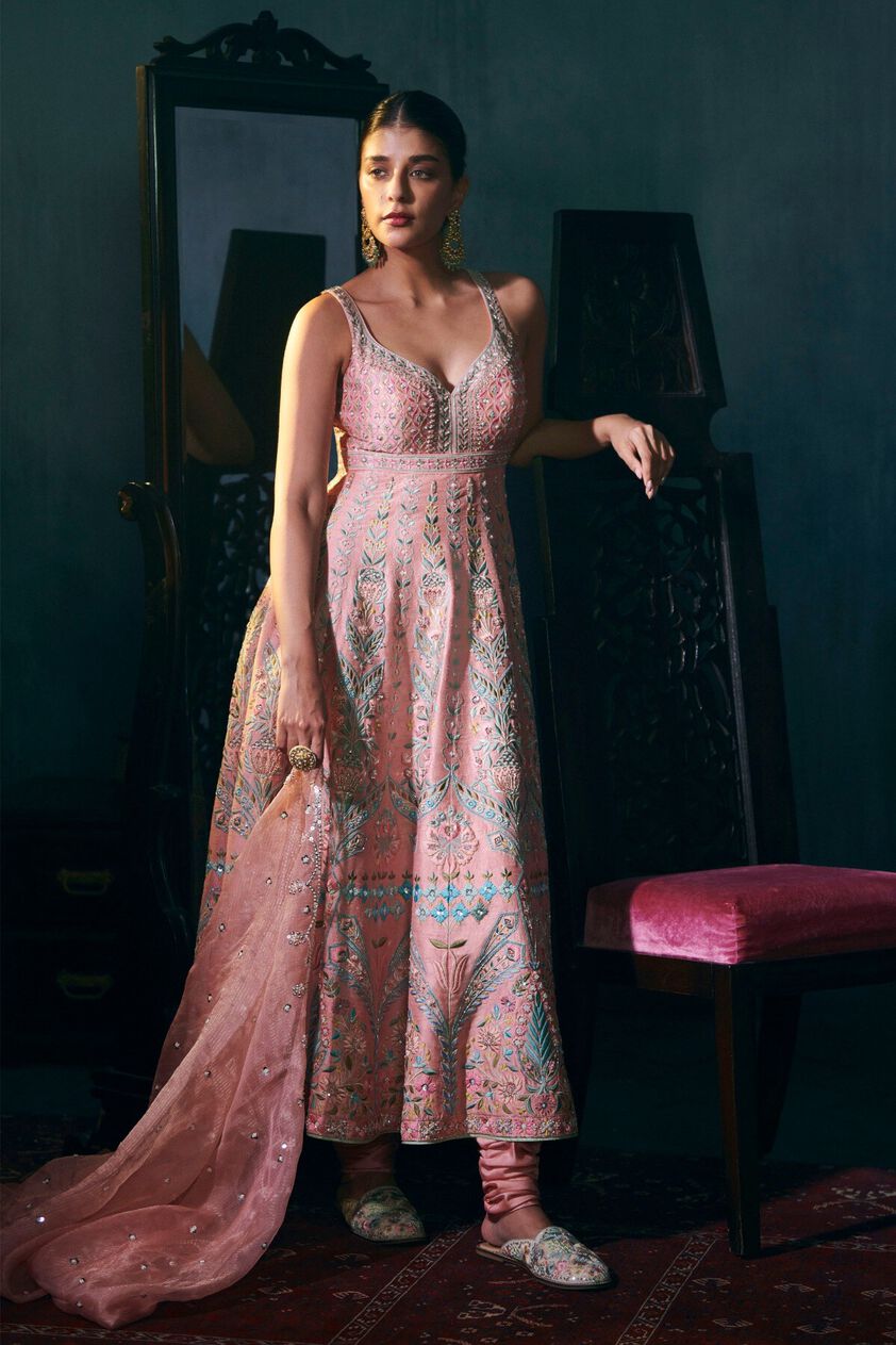 3 - Ghania Kurta Set – Blush, image 3