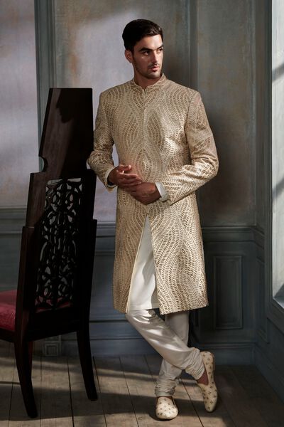 Palvit Sherwani - Off White