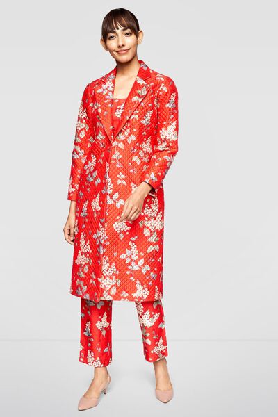 Lumi Jacket Co-ord Set - Red